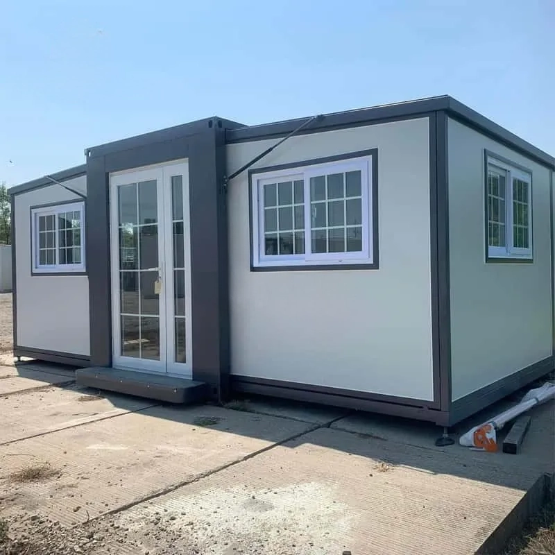 20ft Foldable Tiny House Manufacturer Steel Frame Structure Thermal Insulation