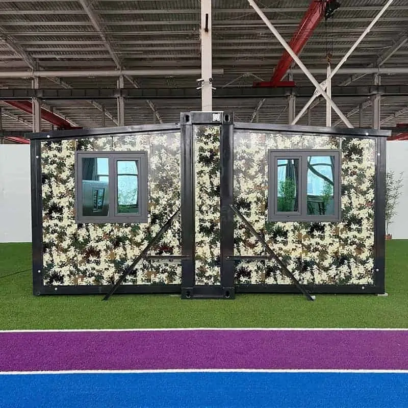 700cm Expandable Mobile Home Manufacturer Camouflage Suitable For Military And Farm