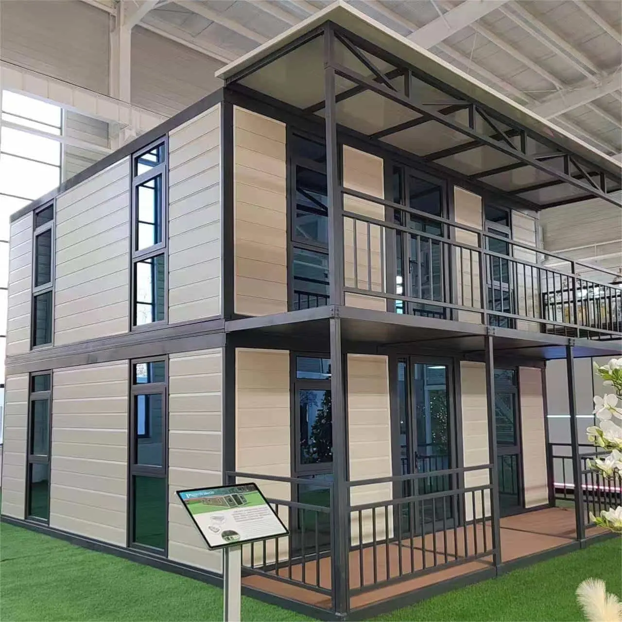 20ft Expandable Tiny Home Manufacturer Flat Roof High-End Custom Quick Installation