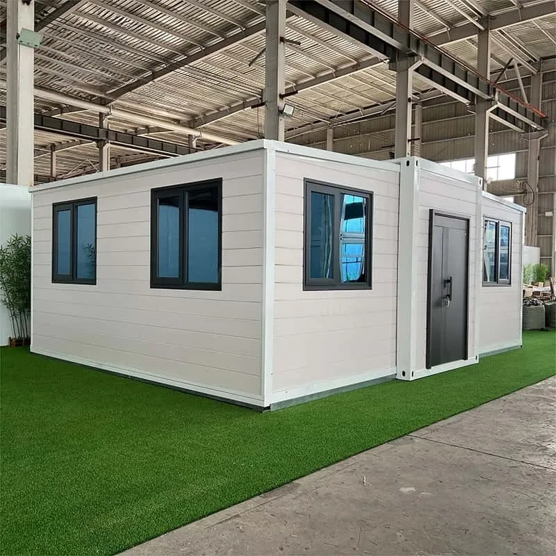 20ft Expandable Trailer Home Manufacturer Security Door Double Glazed Privacy Glass