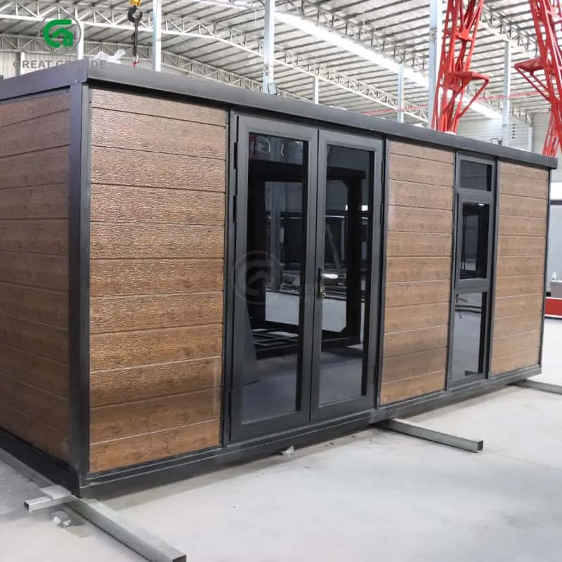 20ft Prefab Foldable Home Manufacturer Customized One-Side Change For Farms