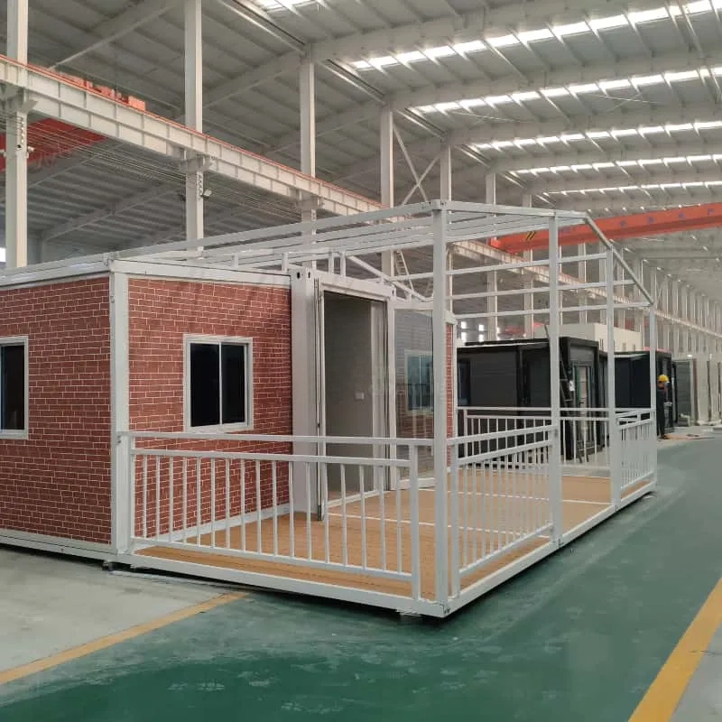 20ft Tiny House Container Supplier American Resort With Roof And Corridor