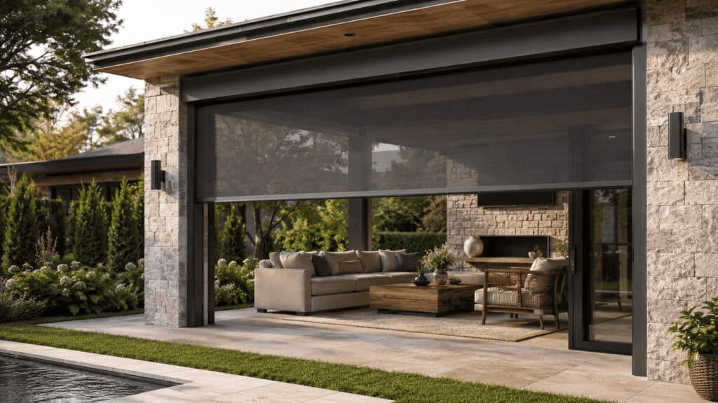 Motorized Zip Screen