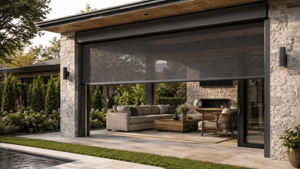 Motorized Zip Screen